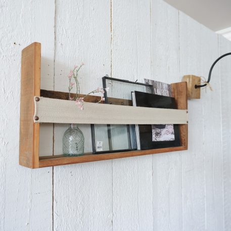Wandplank met canvas webbing - Afbeelding 5