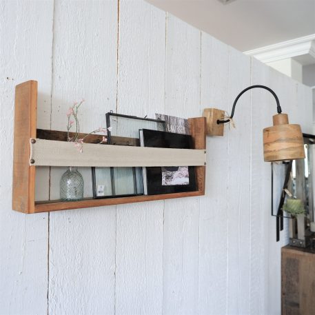 Wandplank met canvas webbing - Afbeelding 4