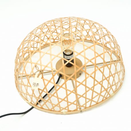 Bamboo wandlamp rond - Afbeelding 2