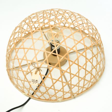 Bamboo wandlamp rond - Afbeelding 4