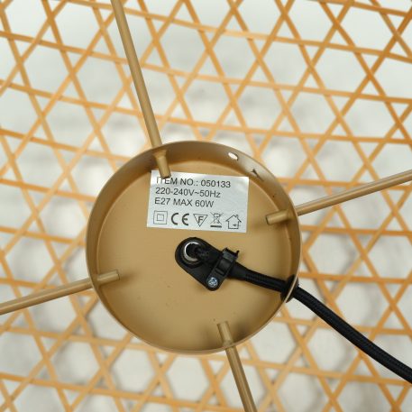 Bamboo wandlamp rond - Afbeelding 5