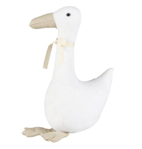 gans medium nostalgie wit hoog 27 cm breed 10 cm diep 21 cm ib laursen goose medium white