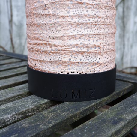 Buiten lampion tafel ring L zwart metaal - Afbeelding 3