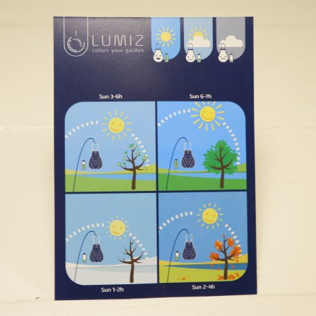 Bulb solar lampion Ø16 cm taupe - Afbeelding 13