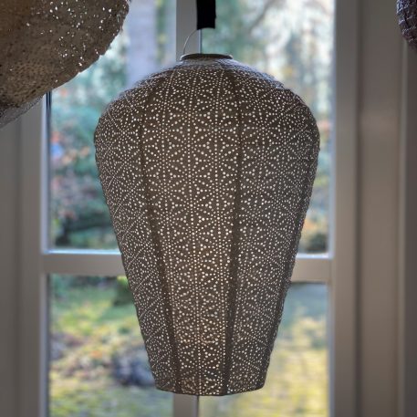 Balloon XL solar lampion Ø35 cm licht taupe - Afbeelding 2