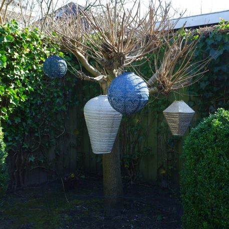 Diamond solar lampion Ø28 cm goud - Afbeelding 2