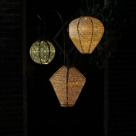 Balloon solar lampion Ø30 cm licht taupe UITVERKOCHT - Afbeelding 15