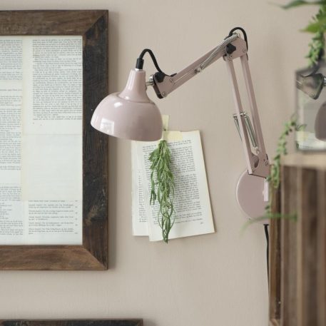 Harmonica wandlamp Architect roze metaal - Afbeelding 2