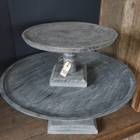 Ash grey plateau op voet Ø50 cm - Afbeelding 7
