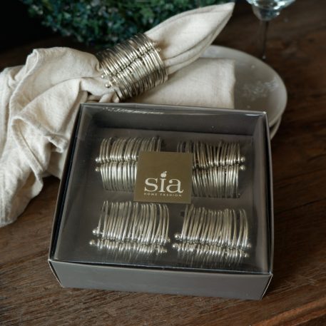 Servetring zilver 4 stuks - Afbeelding 6