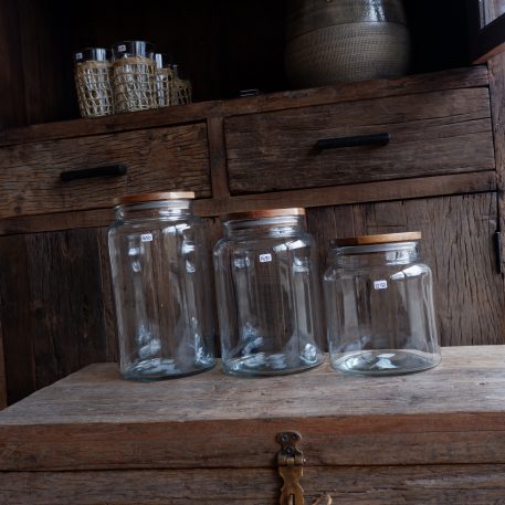 Glazen voorraad pot met houten deksel 3000 ml TIJDELIJK UITVERKOCHT - Afbeelding 14