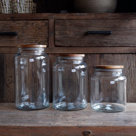 Glazen voorraad pot met houten deksel 3000 ml TIJDELIJK UITVERKOCHT - Afbeelding 15
