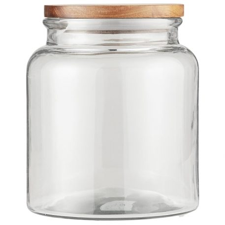 Glazen voorraad pot met houten deksel 2350 ml TIJDELIJK UITVERKOCHT - Afbeelding 8