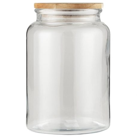 Glazen voorraad pot met houten deksel 3000 ml TIJDELIJK UITVERKOCHT - Afbeelding 8