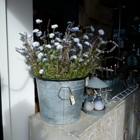 blauw grijze korenbloem en lavendel zijde en kunststof 50 cm ib-laursen flower lavender tones