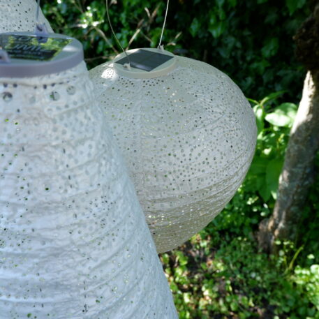Drop solar lampion Ø28 silver - Afbeelding 3