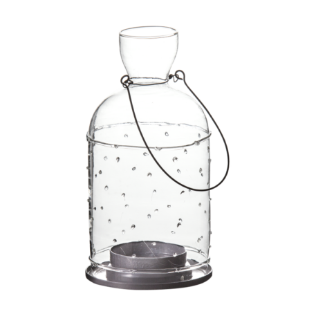 Bottle sfeerlicht stip hoog 24 cm diameter 10 cm affari of sweden tingle hanging bottle dot1