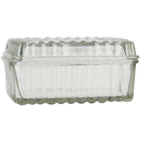 botervloot glas hoog 5.5 cm breed 11.5 cm diep 8.5 cm ib-laursen butter box glas1