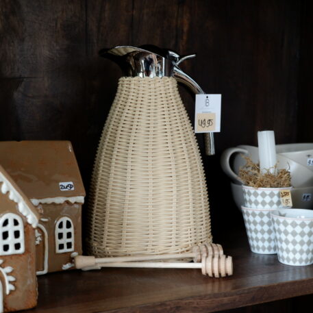 Thermoskan naturel poly rattan - Afbeelding 3