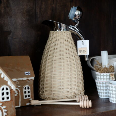 Thermoskan naturel poly rattan - Afbeelding 4
