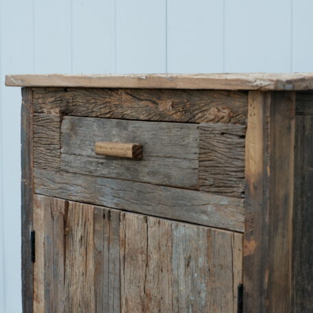 Meidenkast 2 deuren 1 lade Old Wood - Afbeelding 17