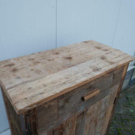 Meidenkast 2 deuren 1 lade Old Wood - Afbeelding 16
