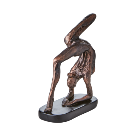 Ballerina in pose brons-zwart - Afbeelding 4