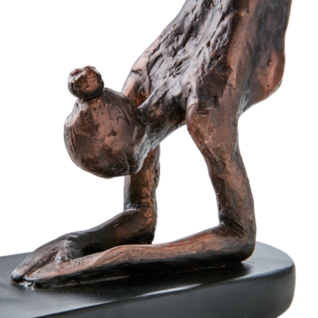 beeld ballerina pose zwart brons polystone hoog 22 cm breed 17 cm diep 8 cm affari of sweden pose statue brons black2