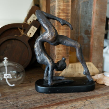 Ballerina in pose brons-zwart - Afbeelding 2