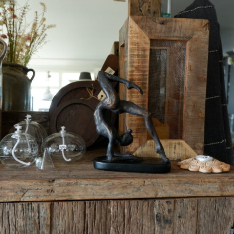 Ballerina in pose brons-zwart - Afbeelding 3