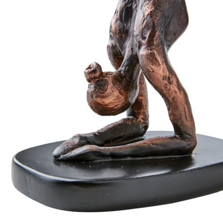 beeld ballerina pose zwart brons polystone hoog 26 cm breed 12 cm diep 8 cm affari of sweden pose statue bronze black1