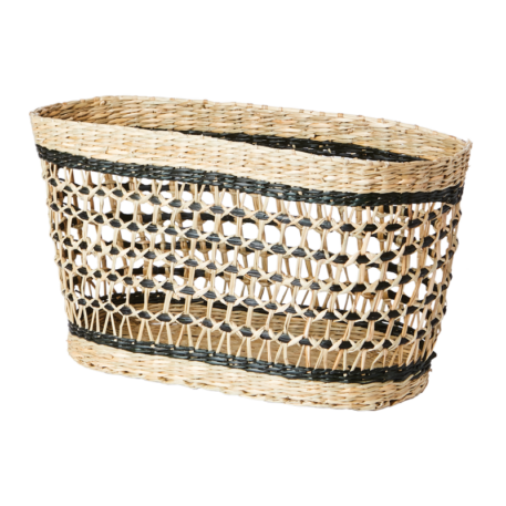 Mand ovaal zwart-naturel S-M-L - Afbeelding 4