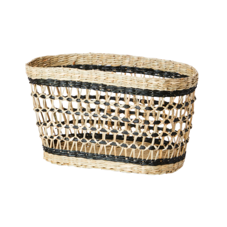 Mand ovaal zwart-naturel S-M-L - Afbeelding 5