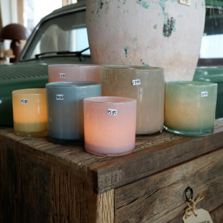 Cilinder glas Venecia medium 2 kleuren - Afbeelding 8