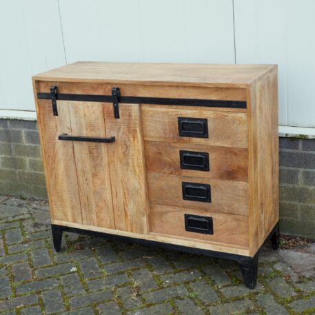 Banda dressoir 4 lades en schuifdeur - Afbeelding 2
