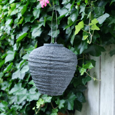 Balloon solar lampion Ø20 cm dark grey - Afbeelding 4