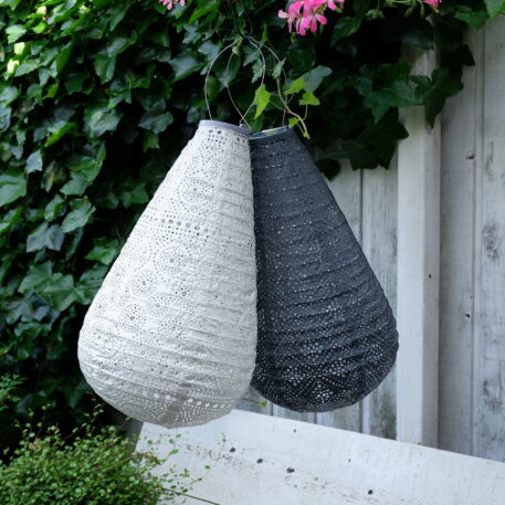 Drop solar lampion Ø28 cm dark grey - Afbeelding 7