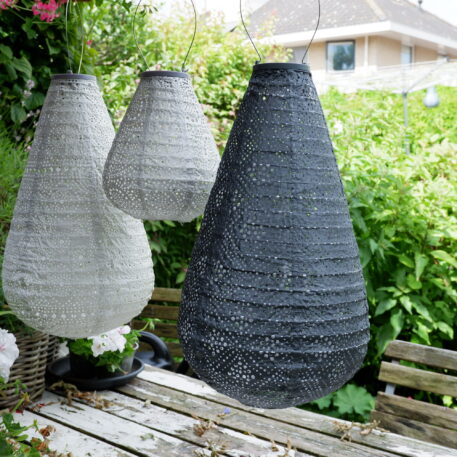 Drop solar lampion Ø28 cm dark grey - Afbeelding 10