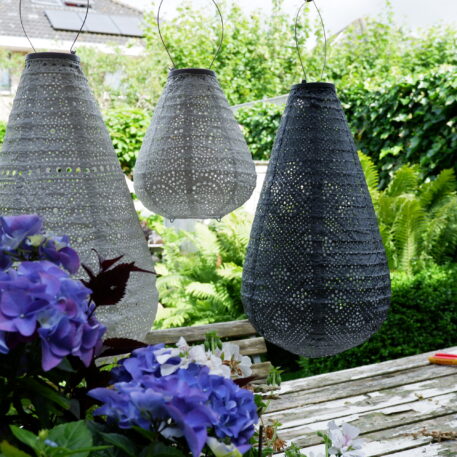 Drop solar lampion Ø28 cm dark grey - Afbeelding 9