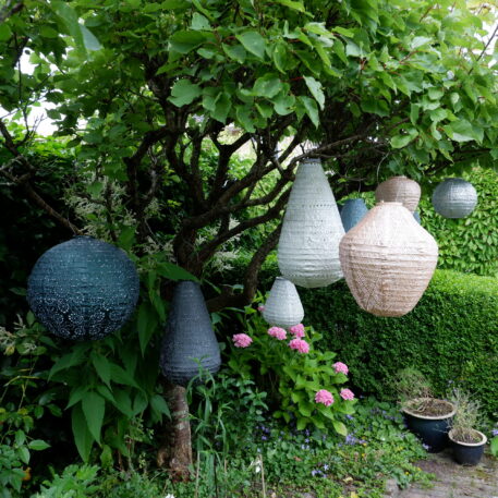 lumiz solar lampion round 40 dark green drop 28 dark grey en silver jar 30 pink
