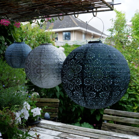 Bol solar lampion Ø40 cm dark green - Afbeelding 7