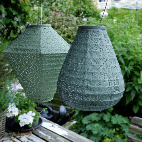 Tulip solar lampion Ø20 cm sage green - Afbeelding 7