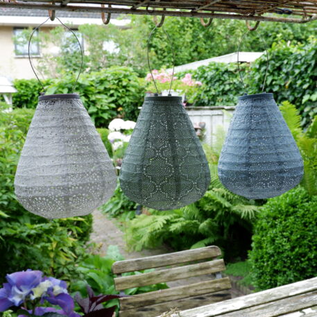 Tulip solar lampion Ø20 cm silver - Afbeelding 12