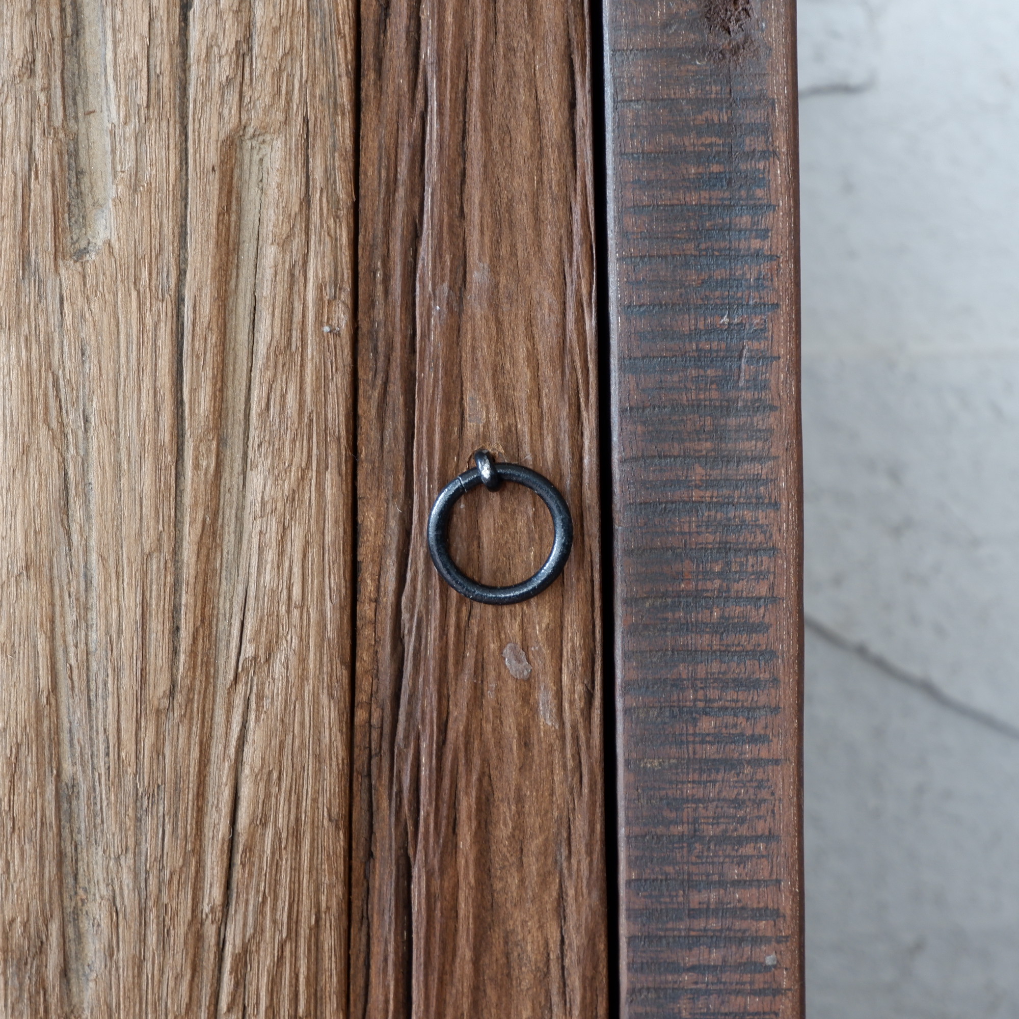 Nachtkastje Old wood 1 deur links- of rechts draaiend - Afbeelding 8