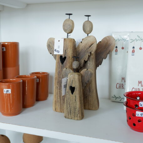 Engel Lucia naturel hout L - Afbeelding 5