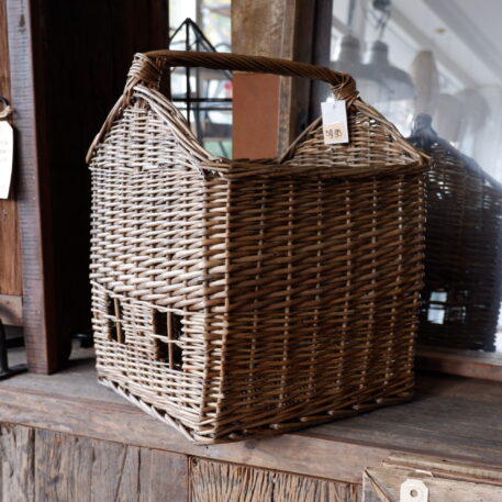 rieten mand huis rattan hoog 41 cm breed 32 cm diep 33 cm ib-laursen basket house rotan13