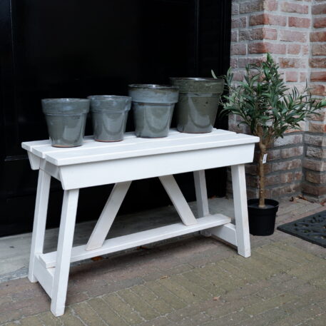 Bloempot Grace Glazed licht grijs 2 maten - Afbeelding 3