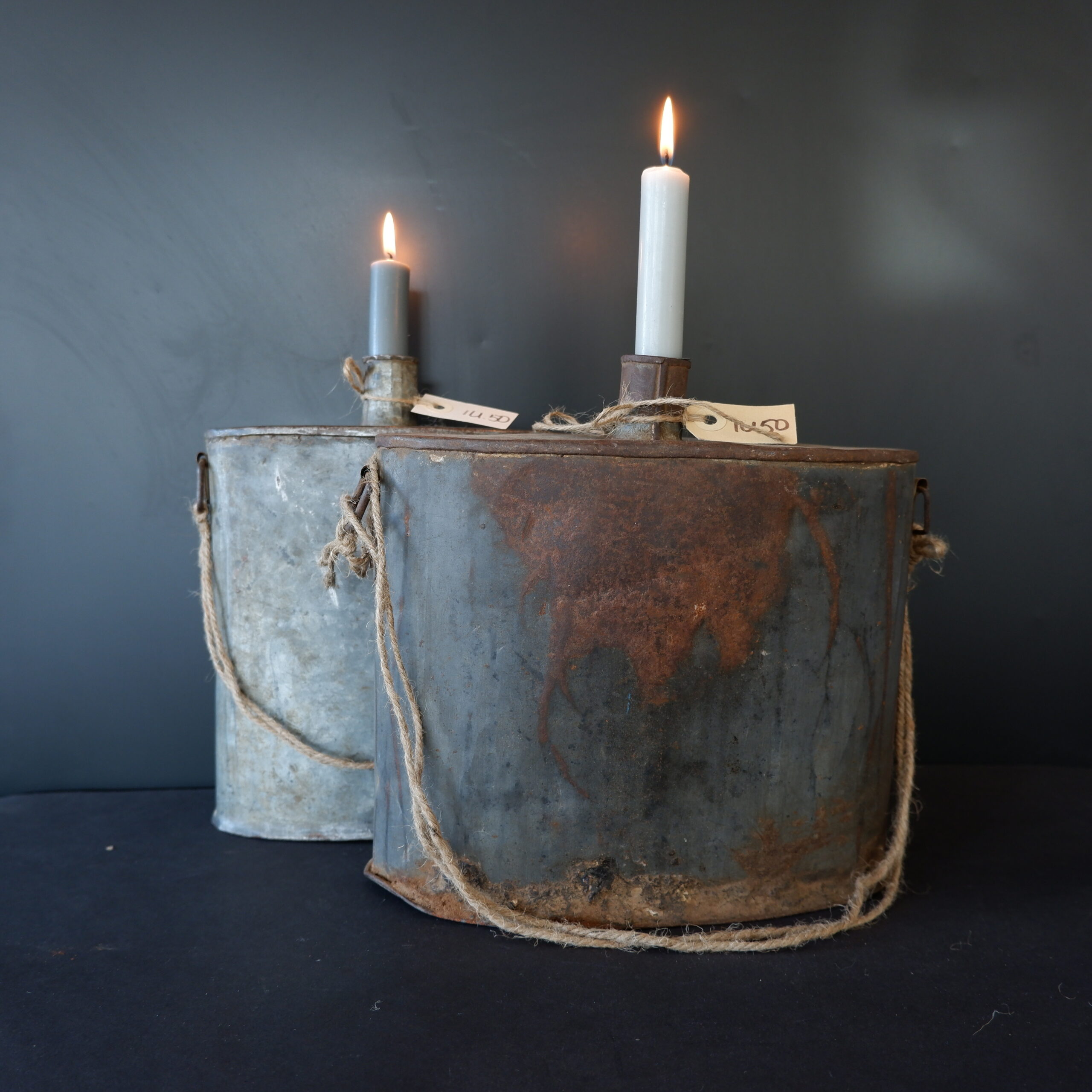 Oude veldfles zink - Afbeelding 2