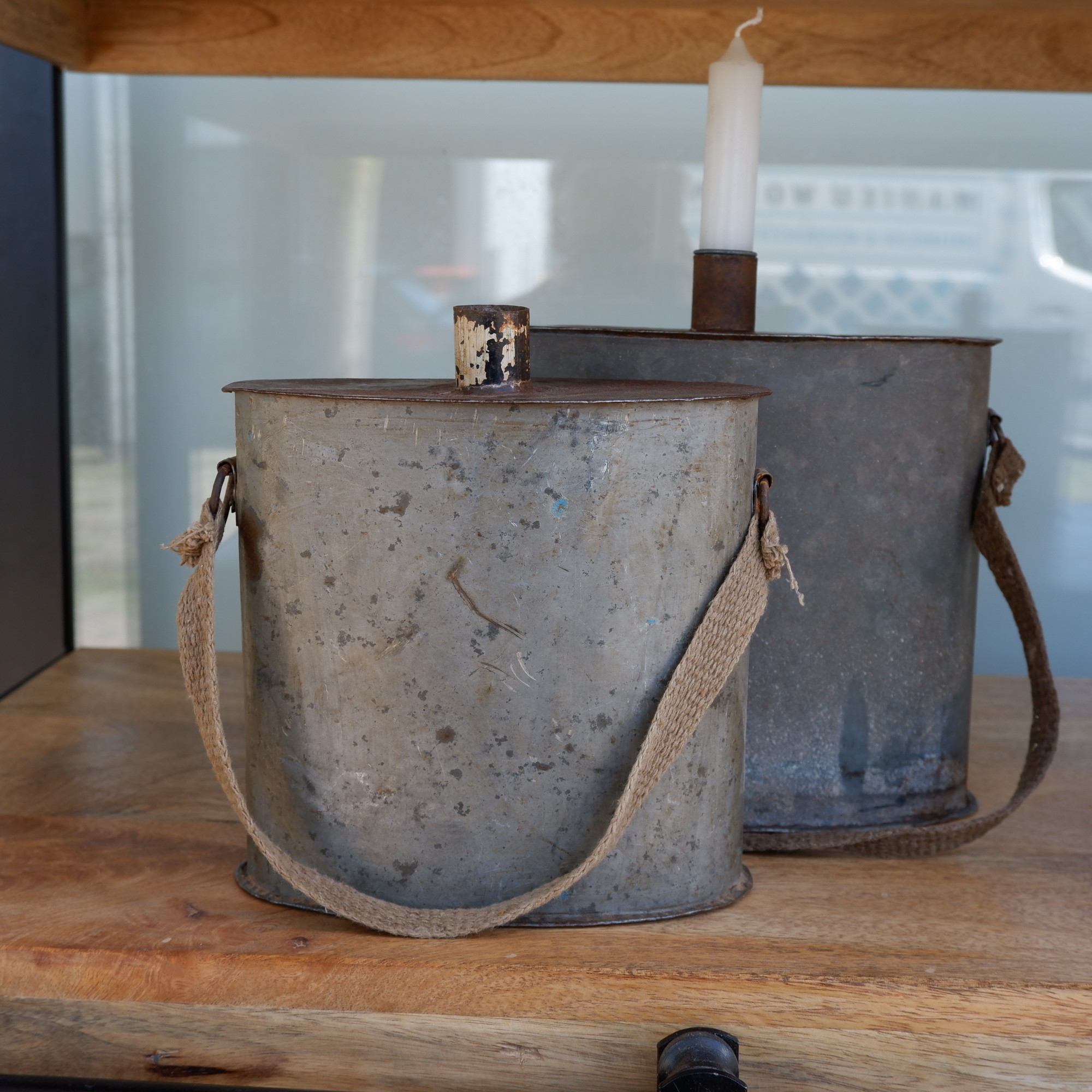 Oude veldfles zink - Afbeelding 7