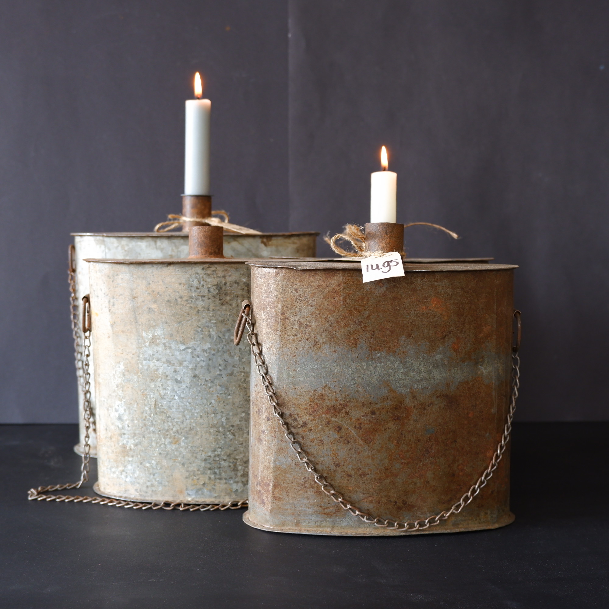 Oude veldfles zink - Afbeelding 3